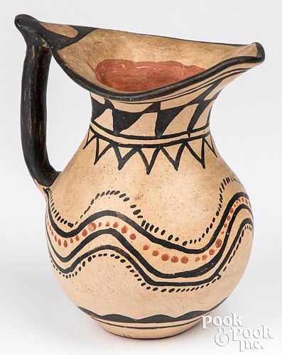 COCHITI PUEBLO INDIAN POLYCHROME POTTERY