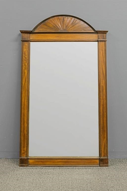 Mahogany mirror with old back boards 310e26