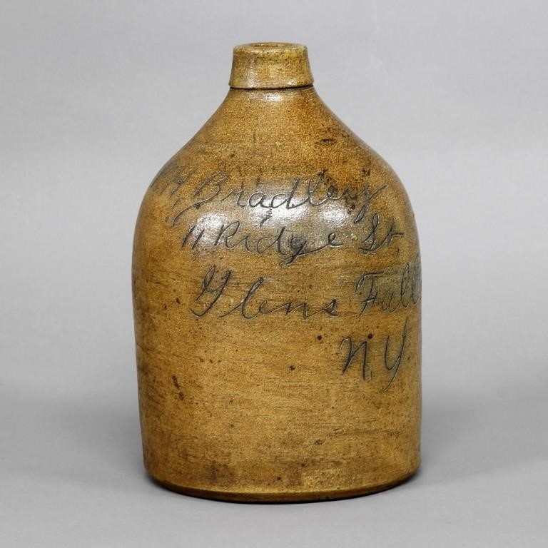 One gallon stoneware jug inscribed 310e78