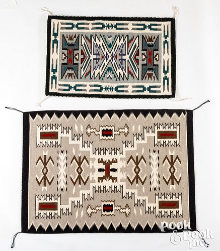 TWO NAVAJO INDIAN REGIONAL RUG 310edf