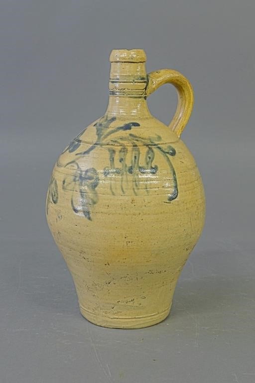 German stoneware 1-gallon jug, late