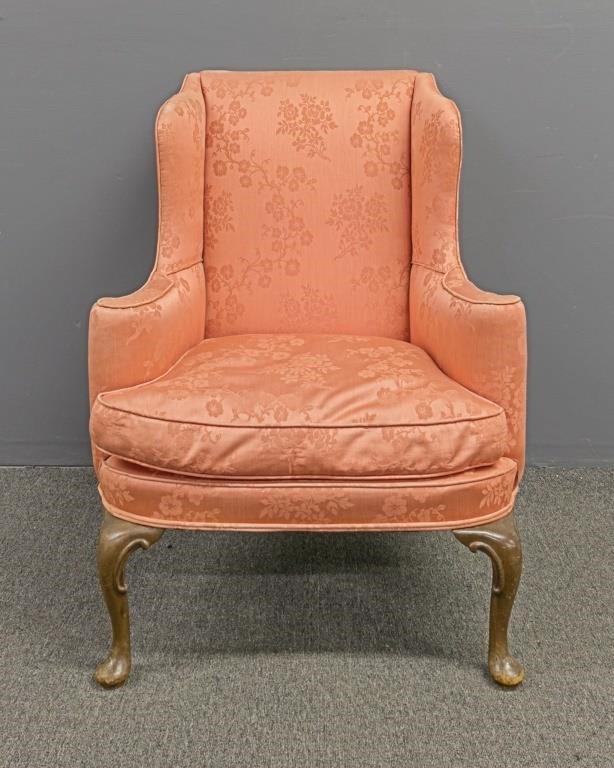 Queen Anne style wing chair
40.5"H