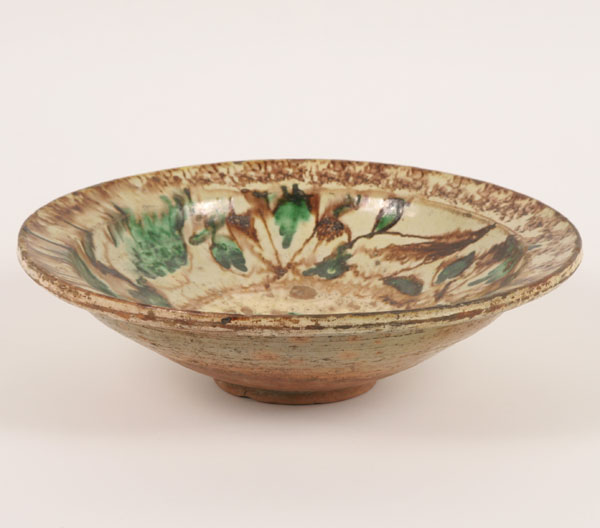 Virginia salt glazed pottery bowl  4e7f8