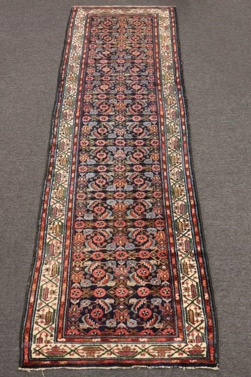 Hamadan hall runner, 10'8" x 3'2"