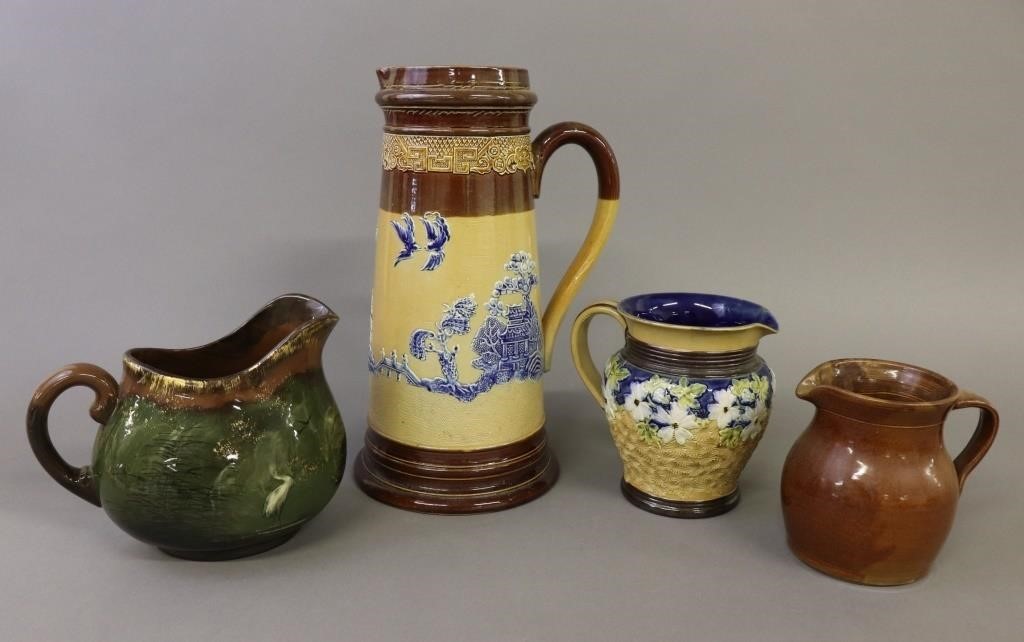 Large Doulton Lambeth pitcher,