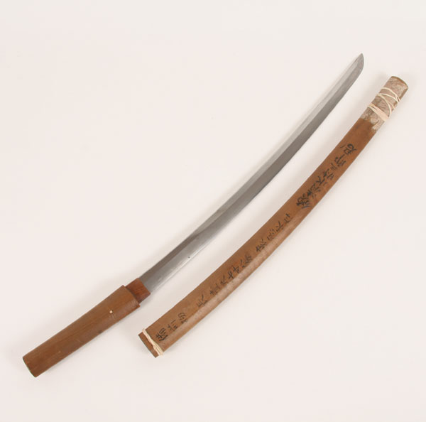 Japanese katana military sword;