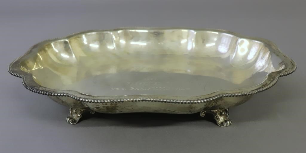 Sterling silver centerpiece dish,