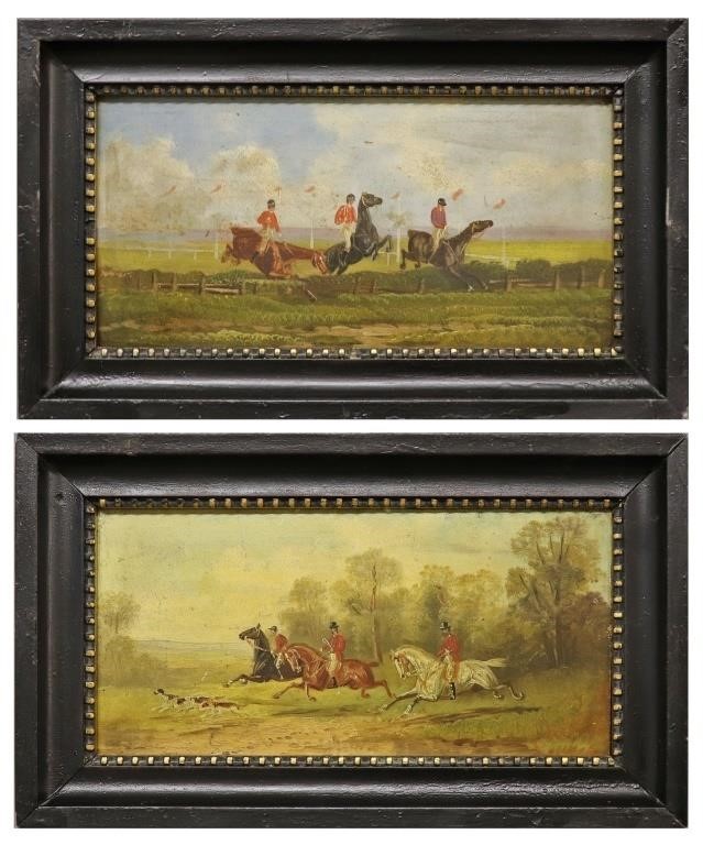 Two English equine oil on panel