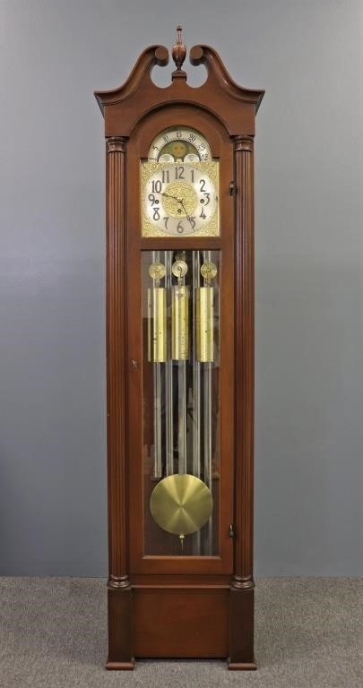 Herschede five-tube mahogany tall case