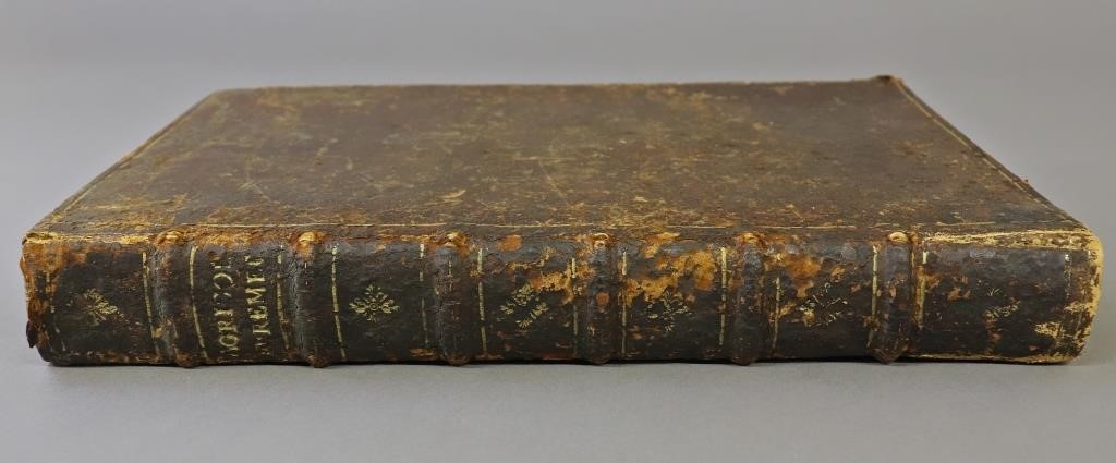 Rare leather bound book "De Re