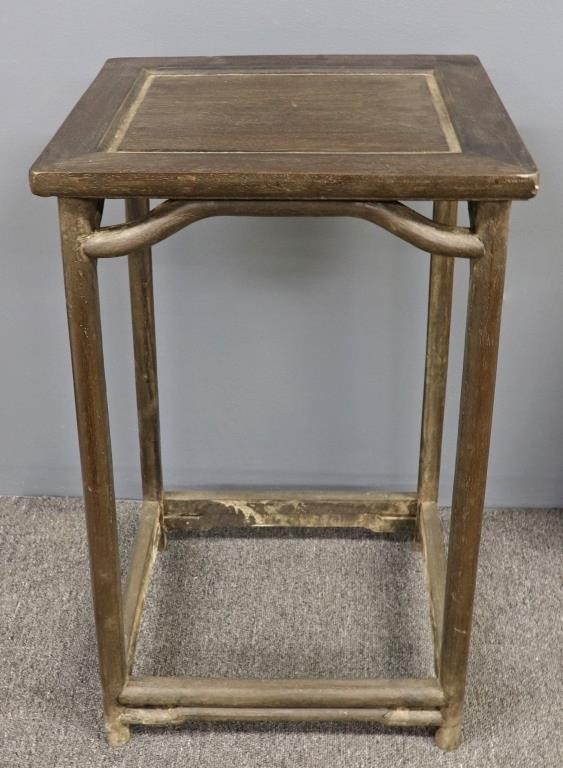 Chinese teakwood end table with 311139