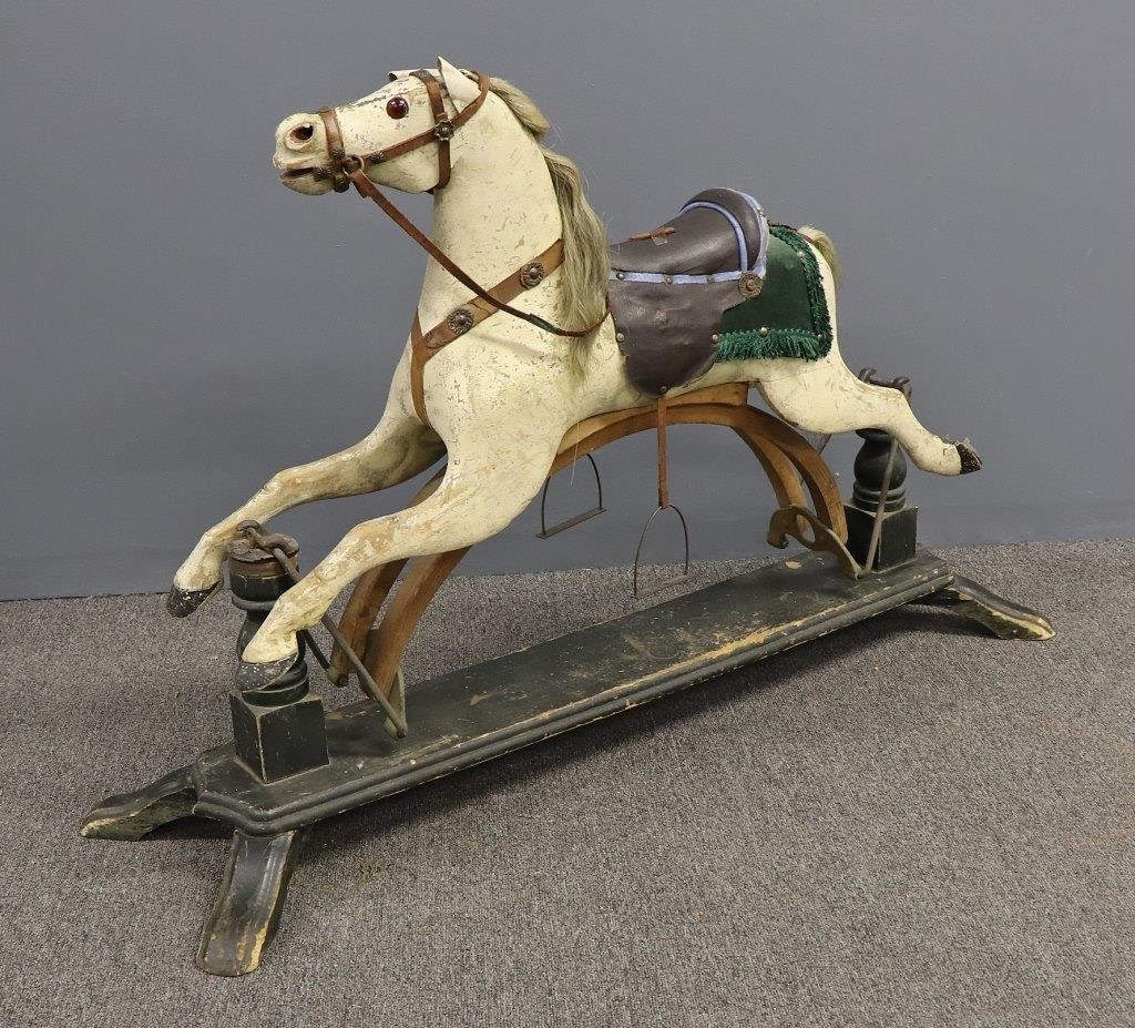 Victorian rocking horse with original 311165