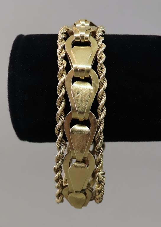 14 karat gold ladies bracelet with 311180