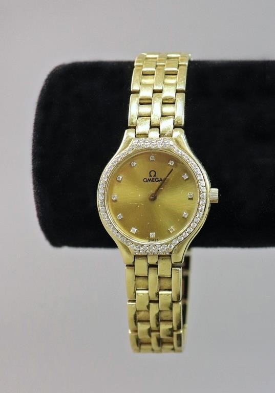 Ladies Omega wrist watch marked 31117e