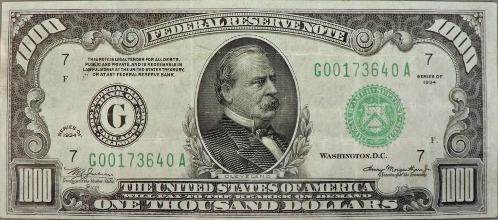 U S Federal Reserve Note Series 311195