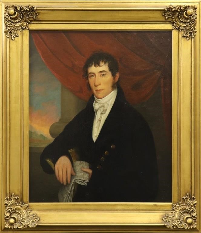 Oil on canvas portrait of a gentleman 311205