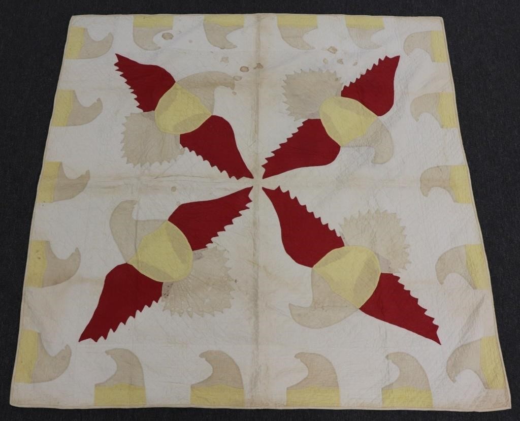 Early applique Eagle pattern youth 31123a