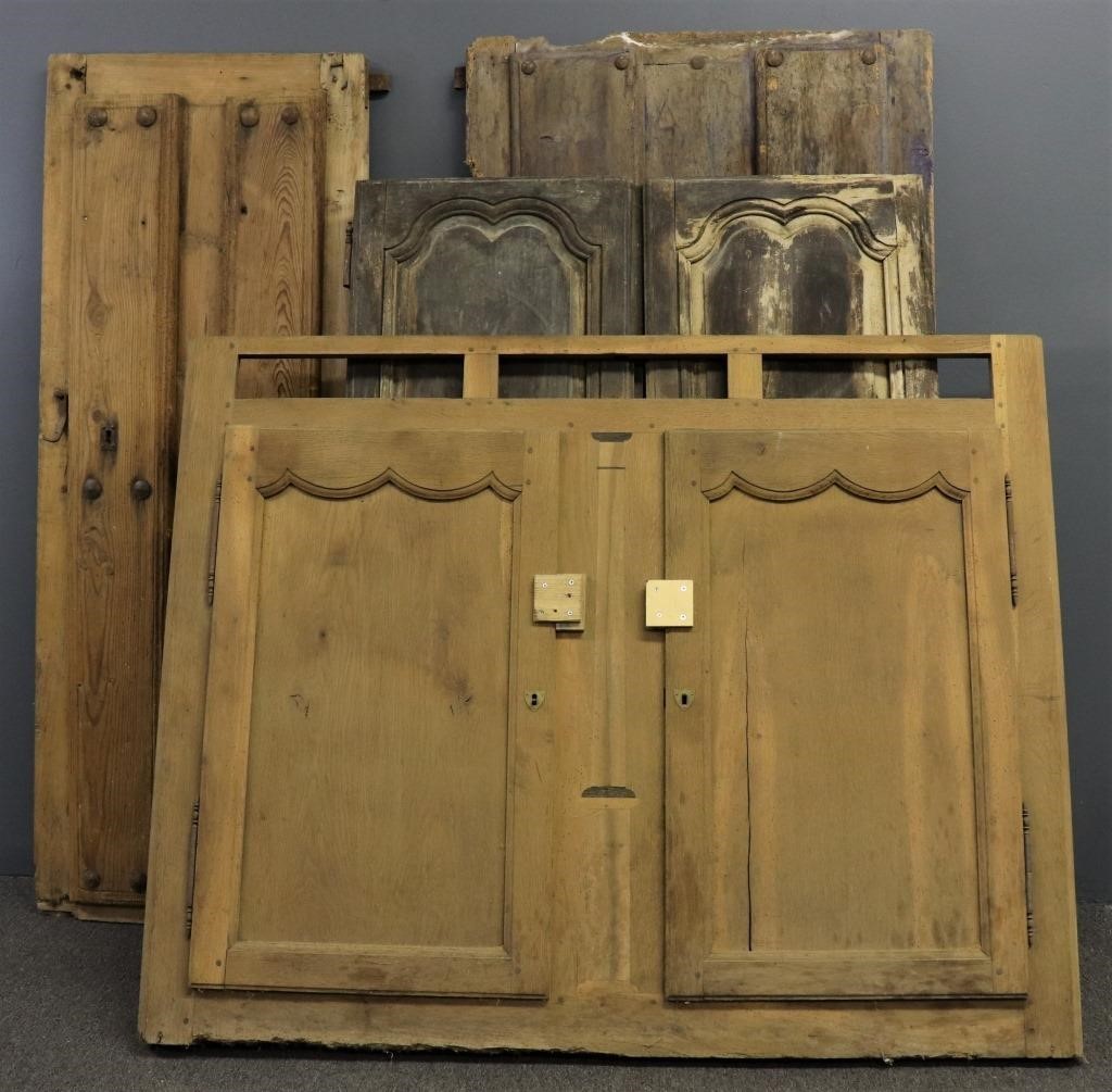 Early French Provençal pine doors,