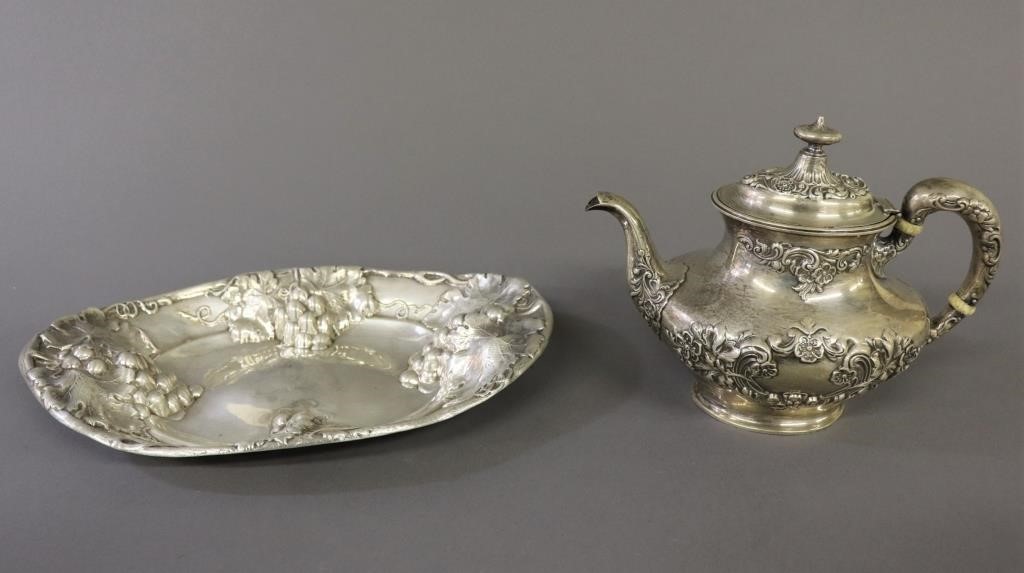 Sterling silver 1 1/2 pint teapot