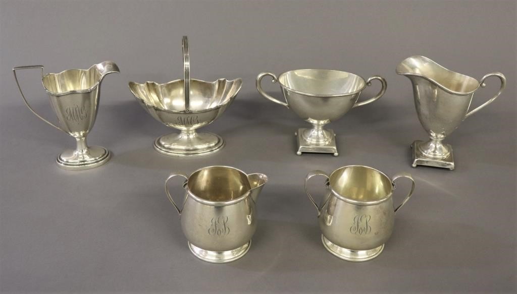 Sterling silver tableware to include 3112e6