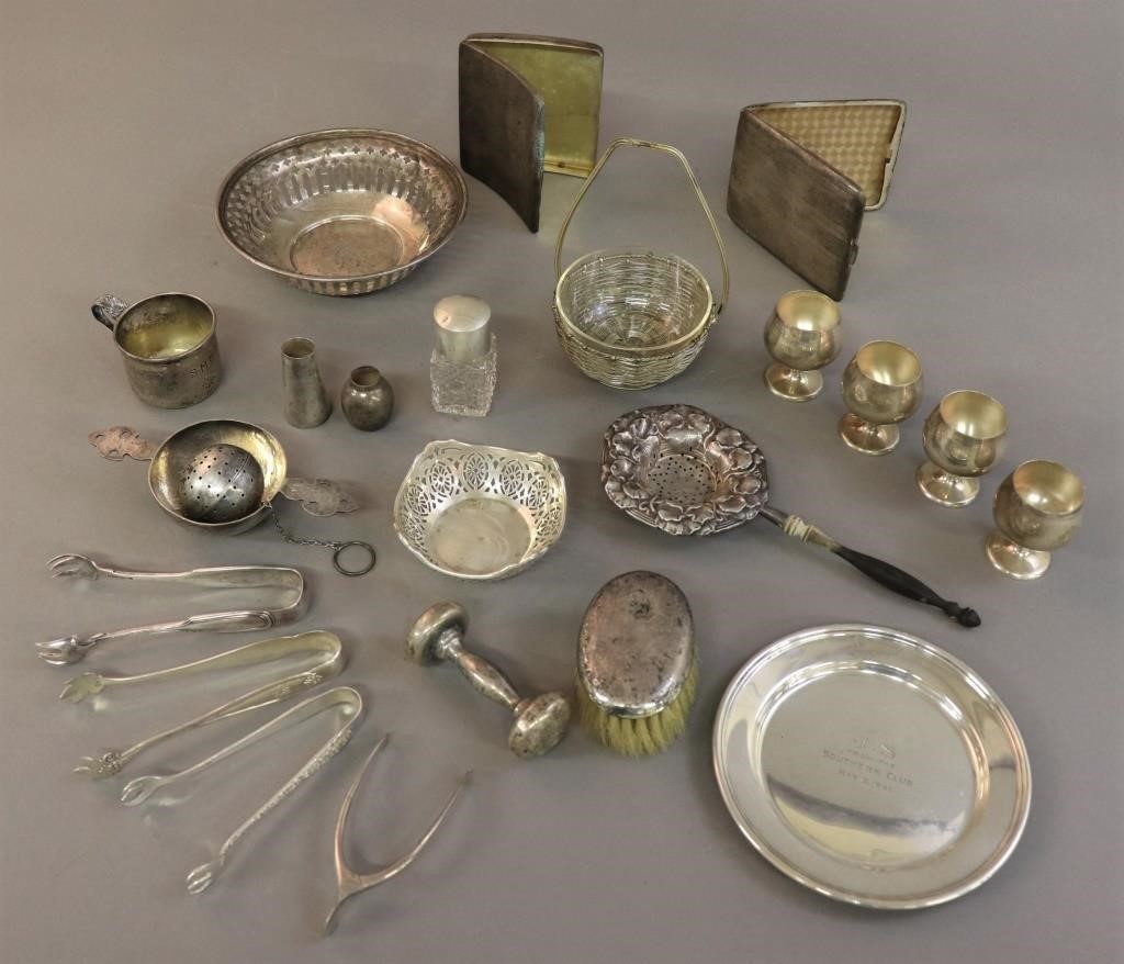 Sterling silver tableware to include 3112f0