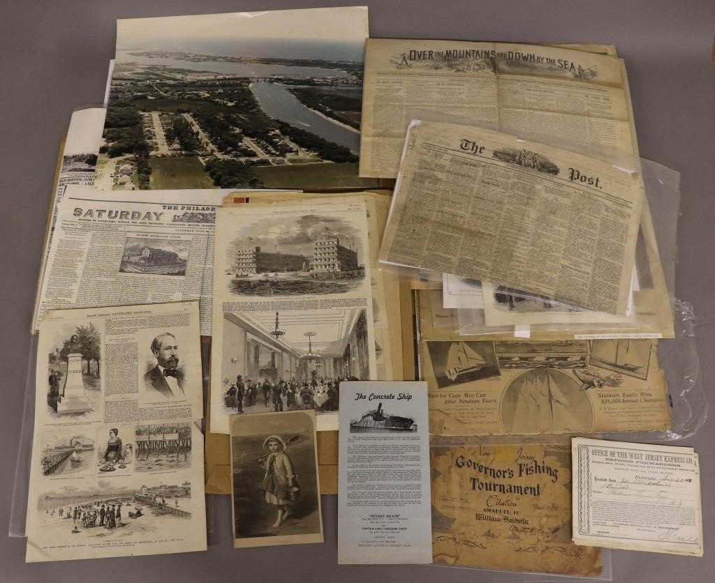 Folio of Cape May New Jersey ephemera 311307