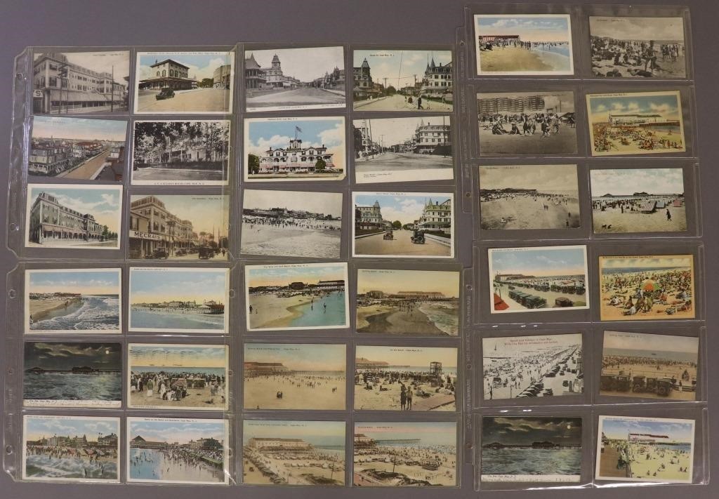 One hundred and eight vintage postcards