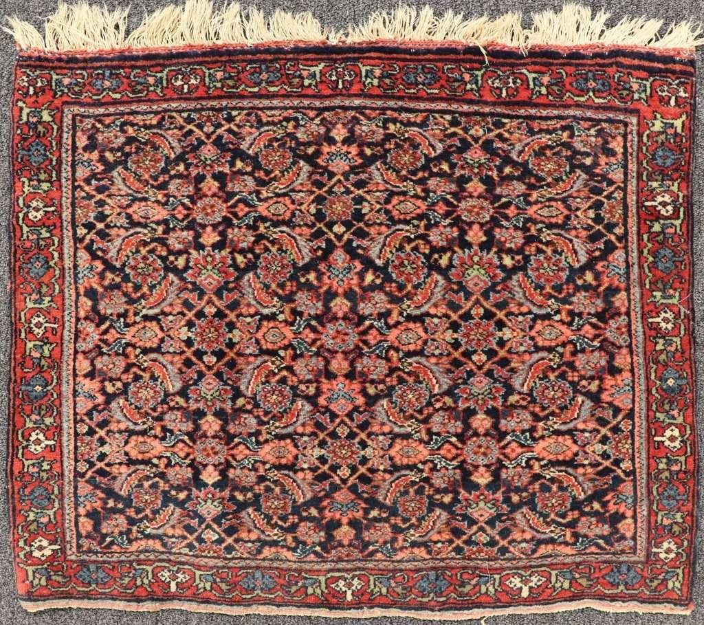 Colorful antique Bijar mat 2 4 l 31132b