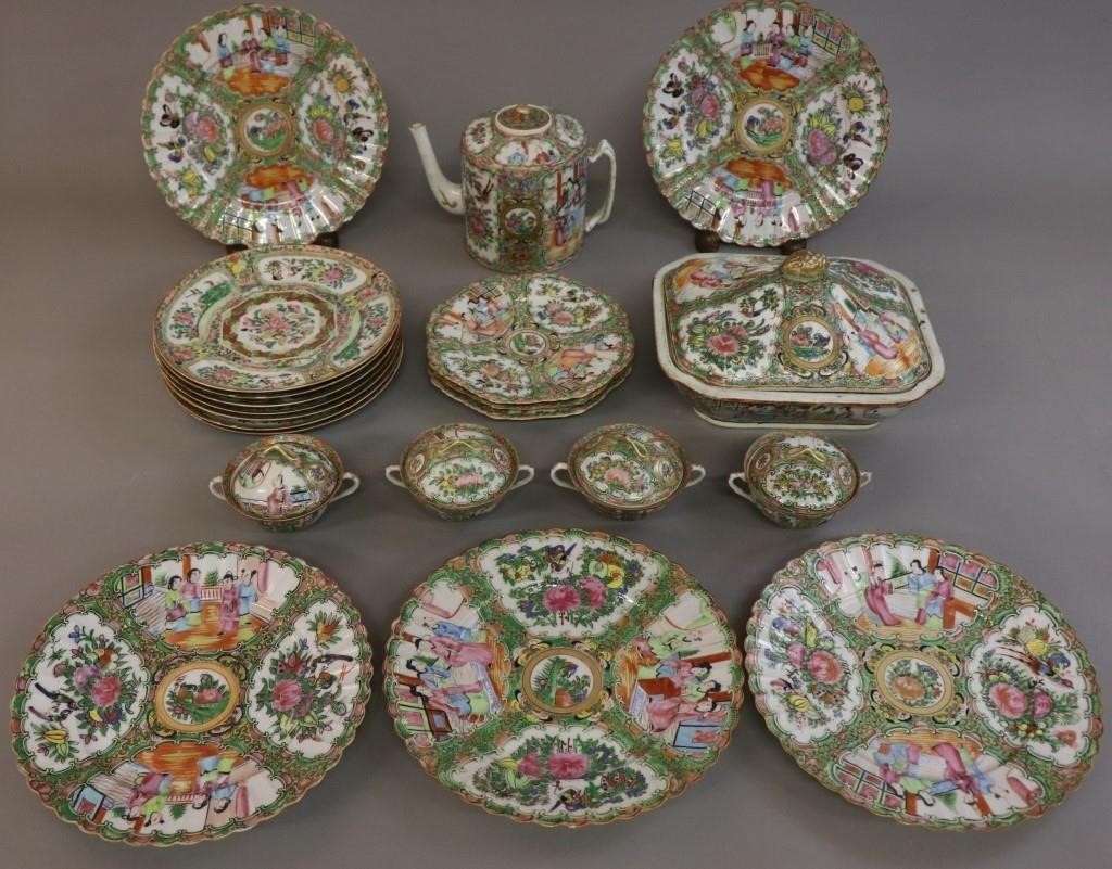 Rose Medallion tableware to include