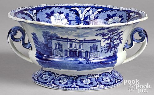 HISTORICAL BLUE STAFFORDSHIRE OPEN