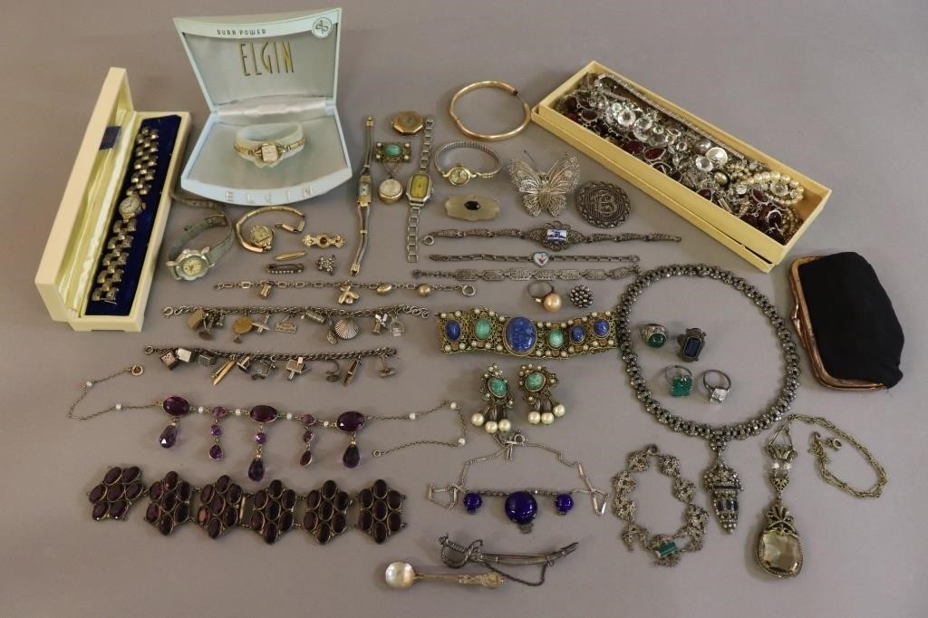 Costume jewelry to include sterling