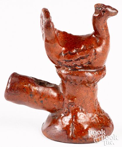 PENNSYLVANIA REDWARE "POTTY" WHISTLEPennsylvania