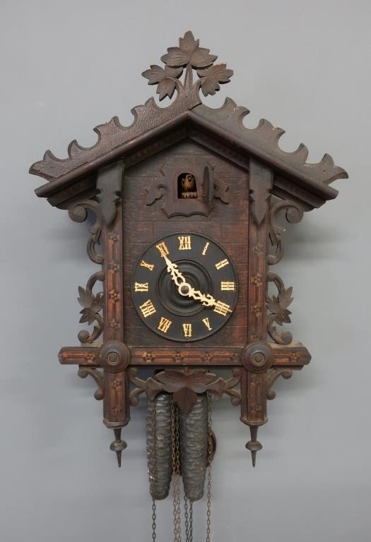 Black Forest carved cuckoo clock 31149e