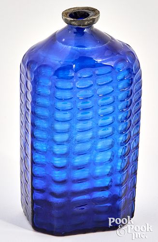 GERMAN COBALT BLUE BLOWN GLASS