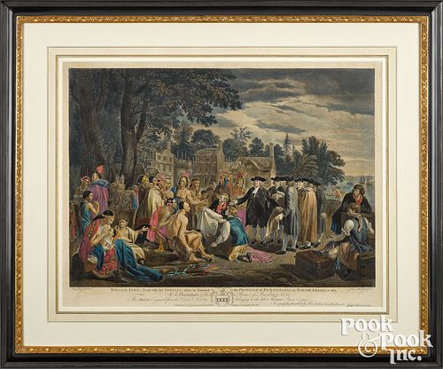 AFTER BENJAMIN WEST COLORED ENGRAVINGAfter 311555