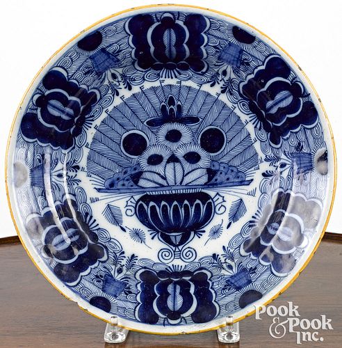 DELFT CHARGER, 18TH C.Delft charger,