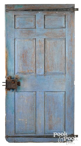 PAINTED RAISED PANEL DOOR, LATE