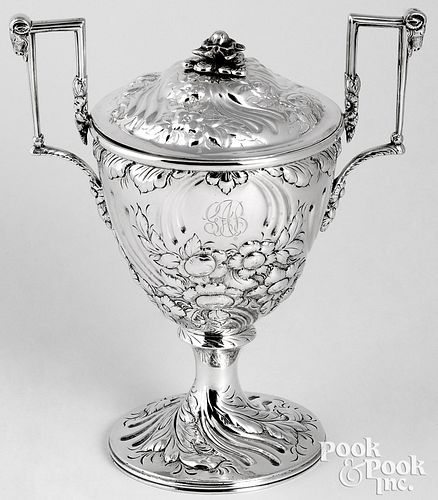 BALTIMORE COIN SILVER URN AND COVER  311621