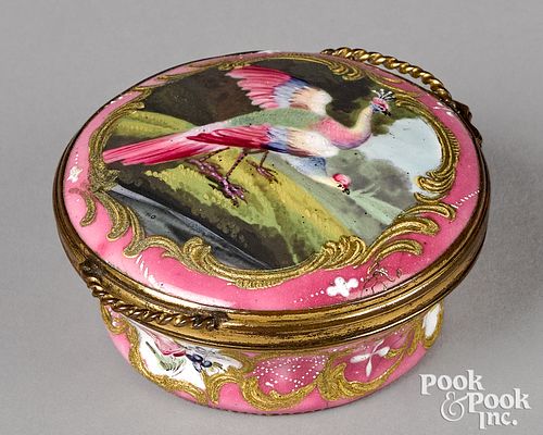 ENGLISH ENAMEL BOX 18TH C English 311668