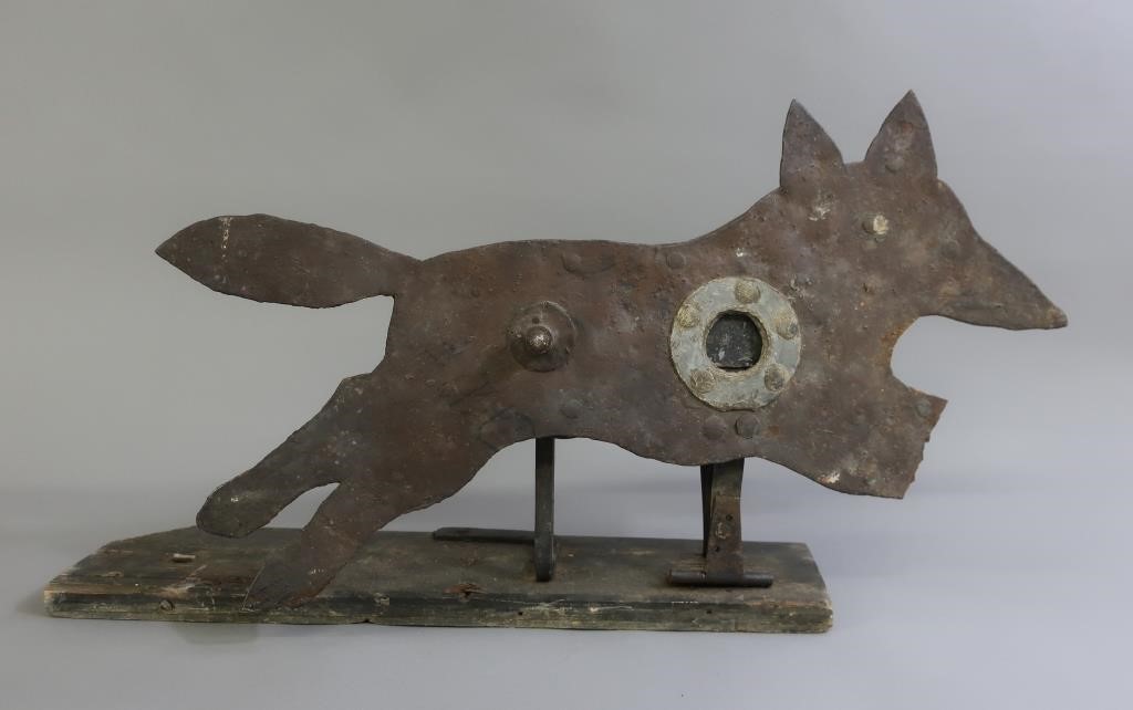 Early sheet metal spring-loaded fox