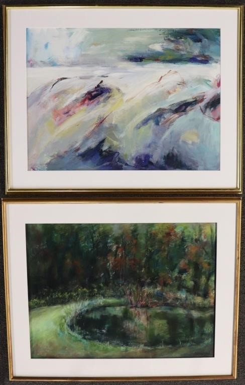 Two framed contemporary works by 311782