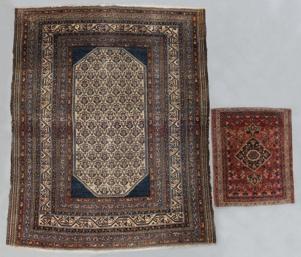 Persian center hall carpet, 5'11"