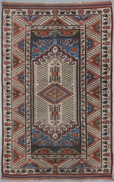 Persian hall carpet with geometric 311804