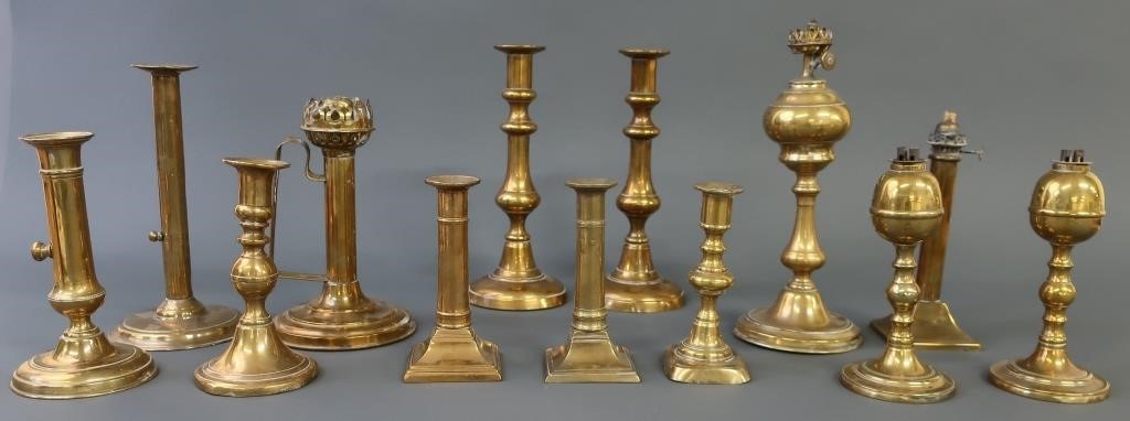 Continental brass candlesticks 31183f