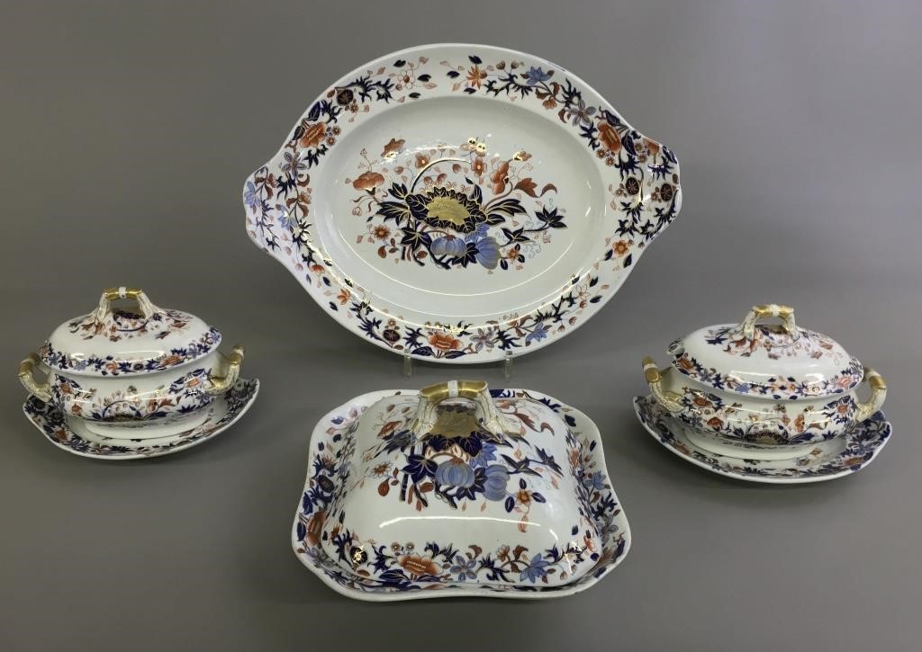 Spode Imari pattern platter, 16l,