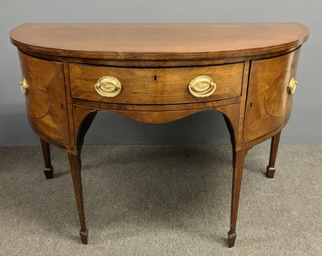 Diminutive Georgian mahogany inlaid 3118c8