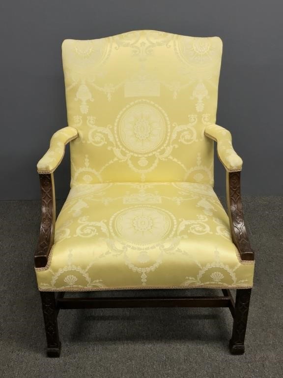 English Chippendale open armchair  3118dc