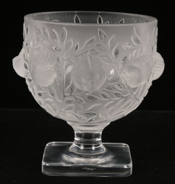 Lalique Elisabeth frosted art 4e8e8