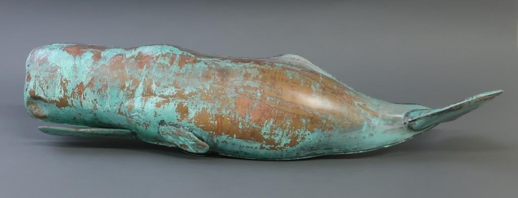 Full-bodied copper whale, probably from