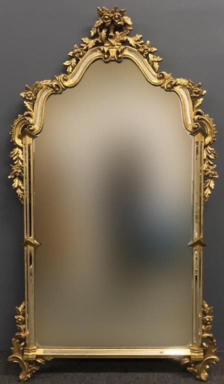 Fine gilt mirror by LaBarge, Holland,